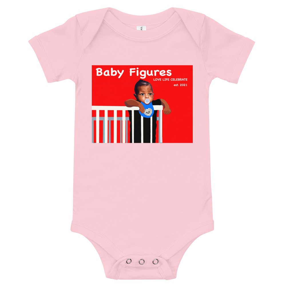 Baby Figures Short Sleeve Onesie - Image 8