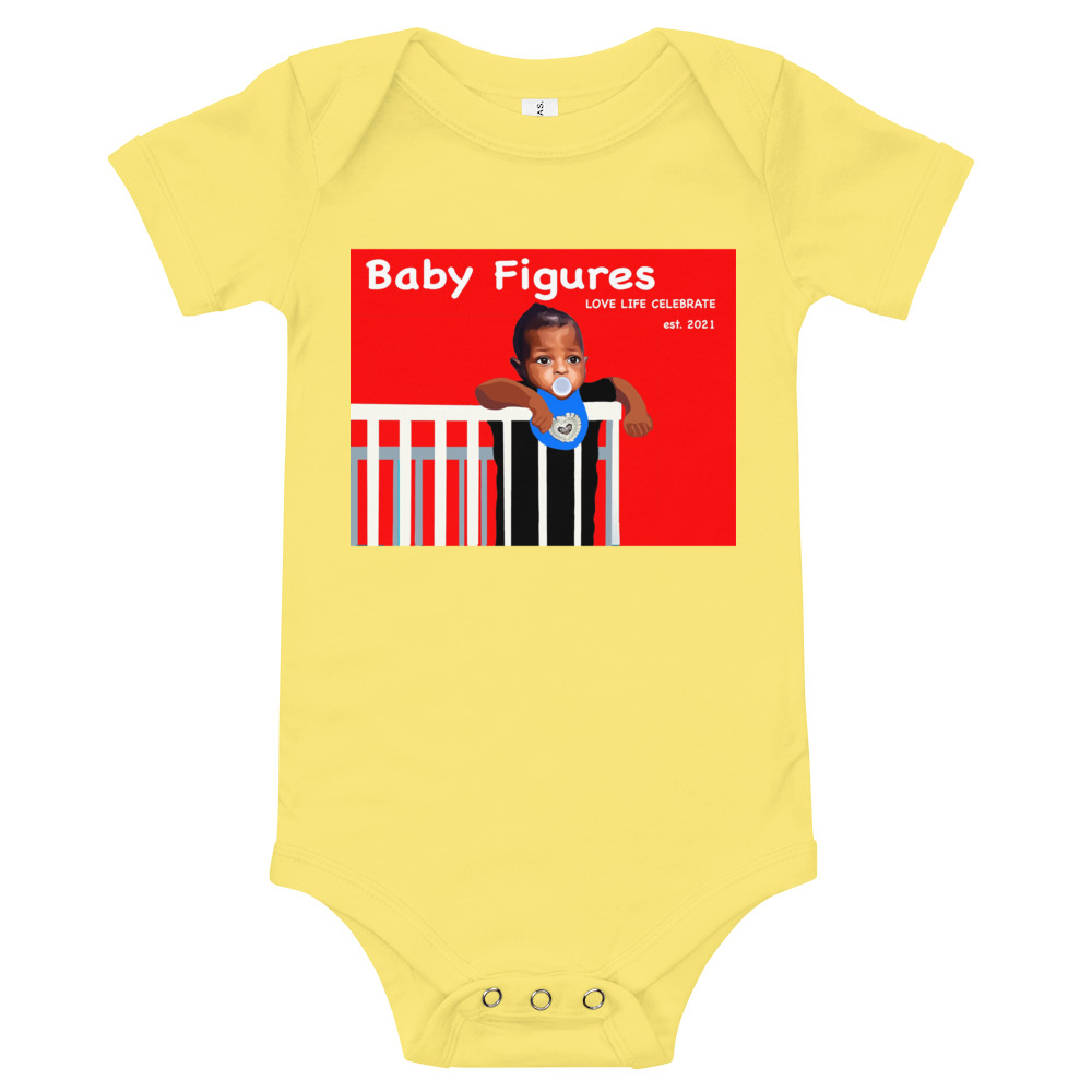 Baby Figures Short Sleeve Onesie - Image 10