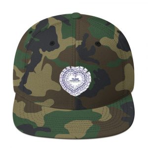 Team Figures Logo Camo Snapback Hat