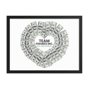 Framed Team Figures Inc Logo Poster
