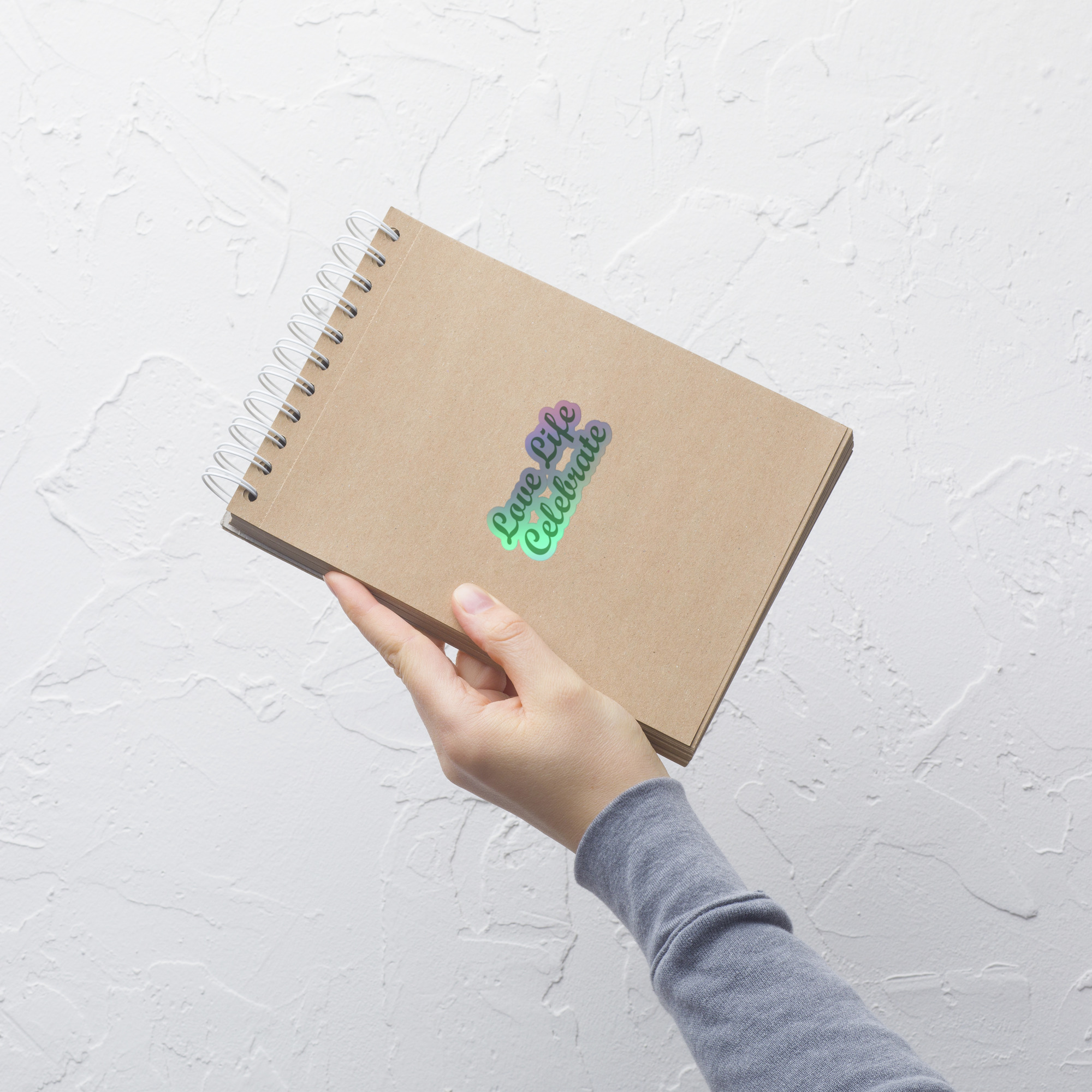 Stickers (holographic Love LIfe Celebrate) - Image 2