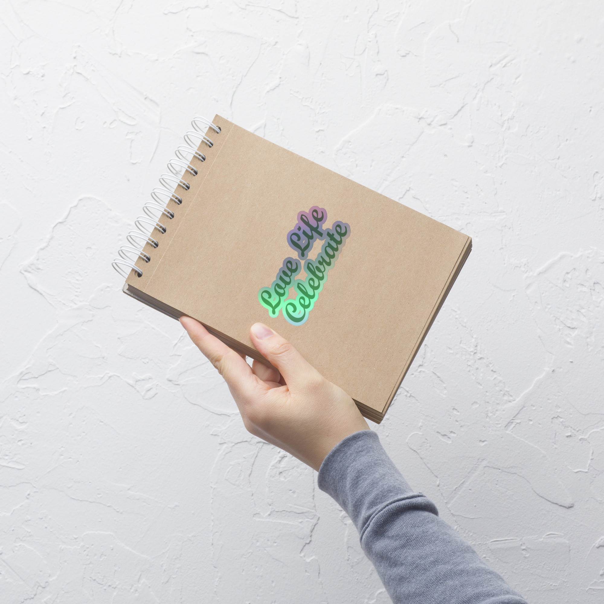Stickers (holographic Love LIfe Celebrate) - Image 3